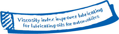 Viscosity index improver for lubricating oils for automobiles